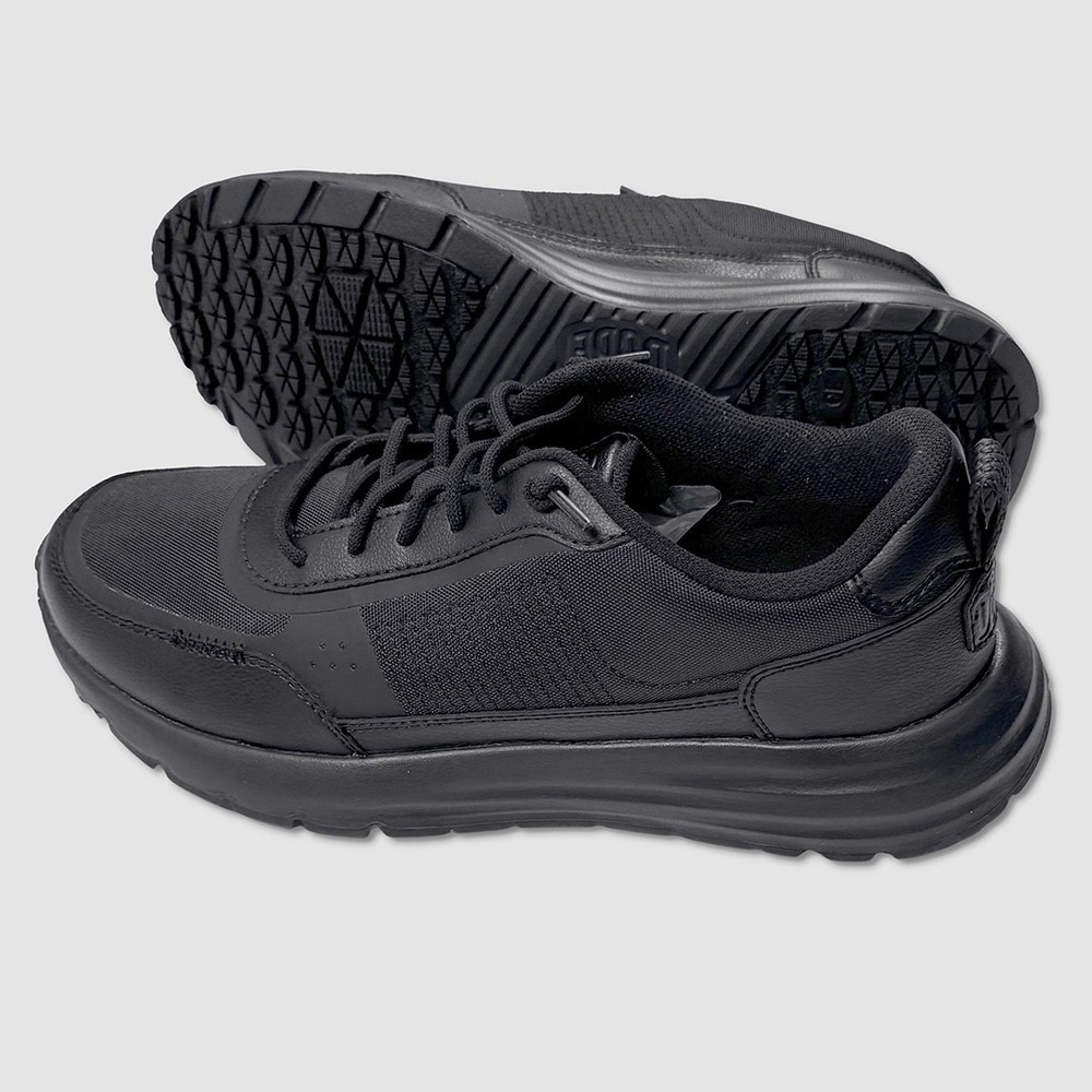 Hey Dude Sirocco Alta Work CE Shoes - NEW Womens Size 8 Black - #49808-DSK